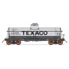 ACF Type 27 Riveted 8,000-Gallon Tank Car - Ready to Run -- Texaco TCX (gray, black, Billboard Texaco), N, Intermountain Railway