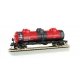 40′ 3-Dome Tank Car - Ready to Run - Silver Series(R) -- Transcontinental Oil Company, HO, Bachmann Industries 17142