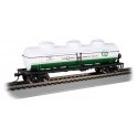 40′ 3-Dome Tank Car - Ready to Run - Silver Series(R) -- Quaker State 721, HO, Bachmann Industries 17110