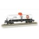 40′ Single-Dome Tank Car - Ready to Run - Silver Series(R) -- Clark 9485 (white, red), HO, Bachmann Industries 17809