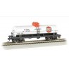 40′ Single-Dome Tank Car - Ready to Run - Silver Series(R) -- Clark 9485 (white, red), HO, Bachmann Industries 17809