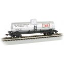 40′ Single-Dome Tank Car - Ready to Run - Silver Series(R) -- British-American Oil (silver), HO, Bachmann Industries 17812