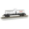 40′ Single-Dome Tank Car - Ready to Run - Silver Series(R) -- British-American Oil (silver), HO, Bachmann Industries 17812