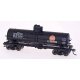 Type 103W 10,000-Gallon Welded Tank Car - Ready to Run -- Gulf SCJX (black, orange), HO, Intermountain Railway Company 33049