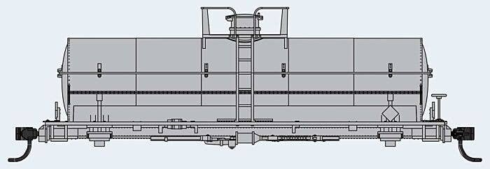 36′ Chemical Tank Car - Ready to Run -- Undecorated, HO, WalthersMainline 48000