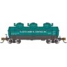 3-Dome Tank Car - Ready to Run - Silver Series(R) -- DeSoto Chemical Coatings 3448 (green, black, white), N, Bachmann Industries