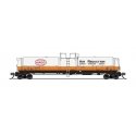 High-Capacity Cryogenic Tank Car - Ready to Run -- Air Reduction (white, orange, black, red), N, Broadway Limited Imports 8151