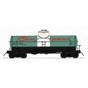 ACF Type 27 Riveted 8000-Gallon Tank Car - Ready to Run - Famous Image Collect -- Celanese Chemicals (green, white, black, red),