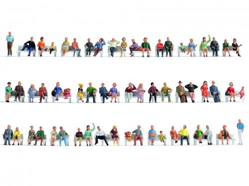 Mega Economy Set “Sitting People”, NOCH 47402