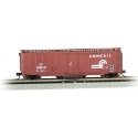 Track Cleaning 50′ Plug-Door Boxcar - Ready to Run -- Conrail 229657 (Boxcar Red), N, Bachmann Industries 16369