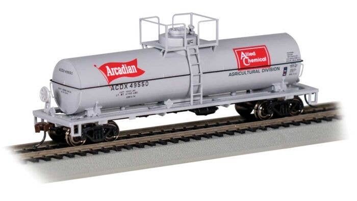 Chemical Tank Car - Ready to Run -- Allied Chemical/Arcadian 49554 (Large Dome), HO, Bachmann Industries 75812