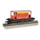 British Brake Van Track Cleaning Car - Ready to Run -- Signal and Telegraph KDB955094 (red, yellow), HO, Bachmann Industries 749