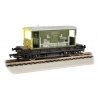 British Brake Van Track Cleaning Car - Ready to Run -- Departmental LDB952490 (gray, black), HO, Bachmann Industries 74904