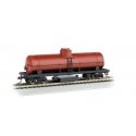Track Cleaning Tank Car - Ready-to-Run - Silver Series(R) -- Unlettered, Oxide Red, HO, Bachmann Industries 16303