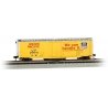 Track Cleaning 50` Plug-Door Boxcar - Ready to Run -- Union Pacific 499191 (Armour Yellow, red, silver `We Can Handle It` Slog, 