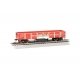 Track Cleaning 40′ Gondola w/Removable Dry Pad - Ready-to-Run -- North Pole & Southern (red, white, green), HO, Bachmann Indus