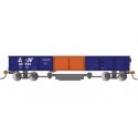 Track Cleaning 40′ Gondola w/Removable Dry Pad - Ready-to-Run -- Louisville & Nashville 40594 (blue, orange), HO, Bachmann Ind
