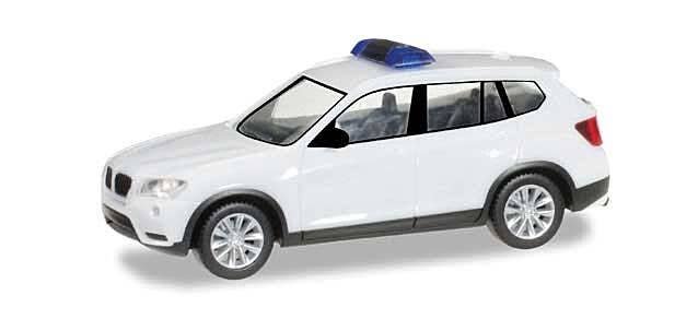 BMW X3 w/Lightbar, HO, Herpa Models 13130