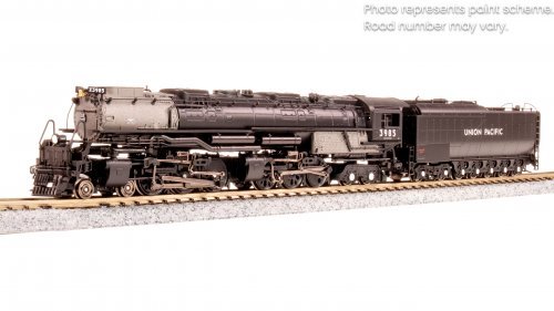 UP Challenger 4-6-6-4, 3985 Excursion Locomotive, Oil Tender, Black & Graphite, Paragon4 Sound/DC/DCC, Smoke, N, BLI, 6986