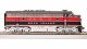 REFURBISHED R8202 EMD F7A, CRIP 115, Red/Black w/ Aluminum Trucks, Paragon4 Sound/DC/DCC, HO, BLI, 8202