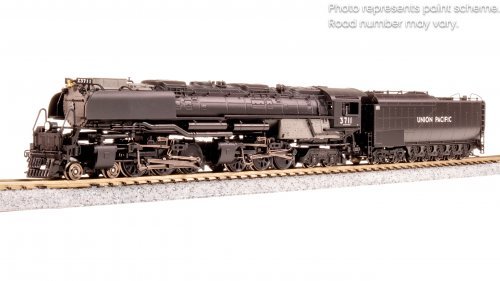 UP Challenger 4-6-6-4, 3711, Black & Graphite, Oil Tender, w/ wind wings, No-Sound / DCC-Ready, N, BLI, 8652