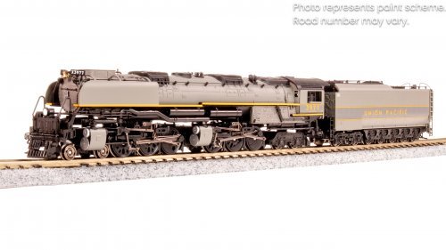 UP Challenger 4-6-6-4, 3977, Museum Version, Two-tone Gray, Oil Tender, w/ wind wings, No-Sound / DCC-Ready, N, BLI, 8655