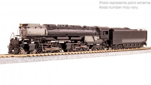 UP Challenger 4-6-6-4, Unlettered, Black & Graphite, Coal Tender, No-Sound / DCC-Ready, N, BLI, 8661