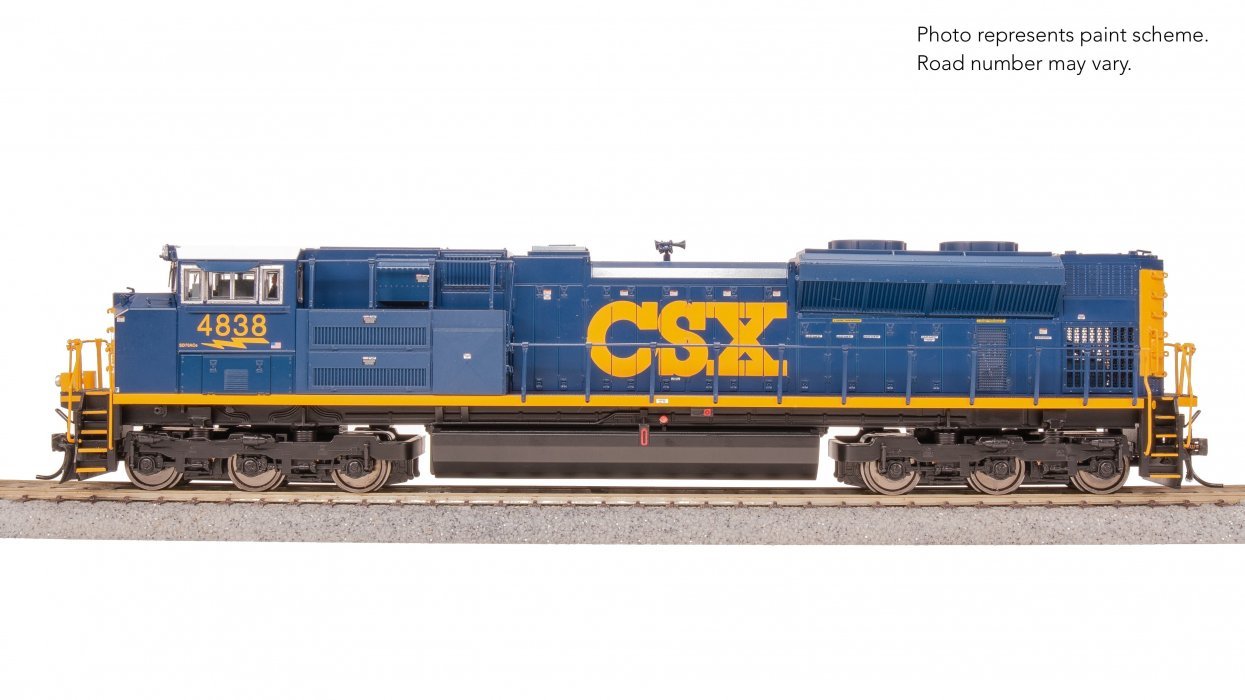 ***(BLEMISHED, MISSING HANDRAILS, CHIPPED PAINT, SEE PHOTOS, SOLD AS IS)*** REFURBISHED BR8706 EMD SD70ACe, CSX 4838, YN3 Paint,
