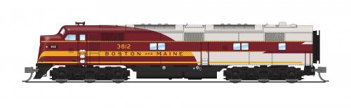 REFURBISHED R8764 EMD E7A, B&M 3815, As-Delivered, Paragon4 Sound/DC/DCC, N, BLI, 8764