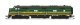 REFURBISHED R8766 EMD E7A, MEC 708, Green & Dulux Gold, Paragon4 Sound/DC/DCC, N, BLI, 8766