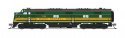 REFURBISHED R8792 EMD E7A, MEC 705, Green & Dulux Gold, No-Sound / DCC-Ready, N, BLI, 8792