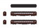 PRR Heavyweight 5-Car Passenger Set, 1950's Era, HO (PB70 4792, P70 3435, P70 3609, P70 3724, Z74d 7509 "Ohio"), BLI, 8966