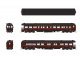 PRR Heavyweight 5-Car Passenger Set, 1950's Era, HO (PB70 4792, P70 3435, P70 3609, P70 3724, Z74d 7509 "Ohio"), BLI, 8966