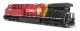 REFURBISHED R9445 GE ES44AC, CPKC 4805, Golden Beaver Scheme, No-Sound / DCC-Ready, HO, BLI, 9445