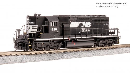 EMD SD40-2, NS 1628, Black/White w/ High Hood, Paragon4 Sound/DC/DCC, N, BLI, 9467