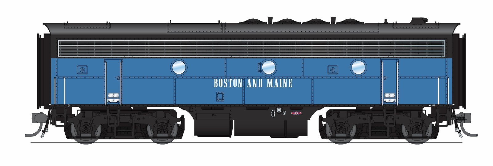REFURBISHED R9659 EMD F3B, B&M 4228B, Blue McGinnis, No-Sound / DCC-Ready, HO, BLI, 9659