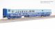 Blue & White Holiday-themed Baggage-Combine Car, HO Scale, BLI, 9745