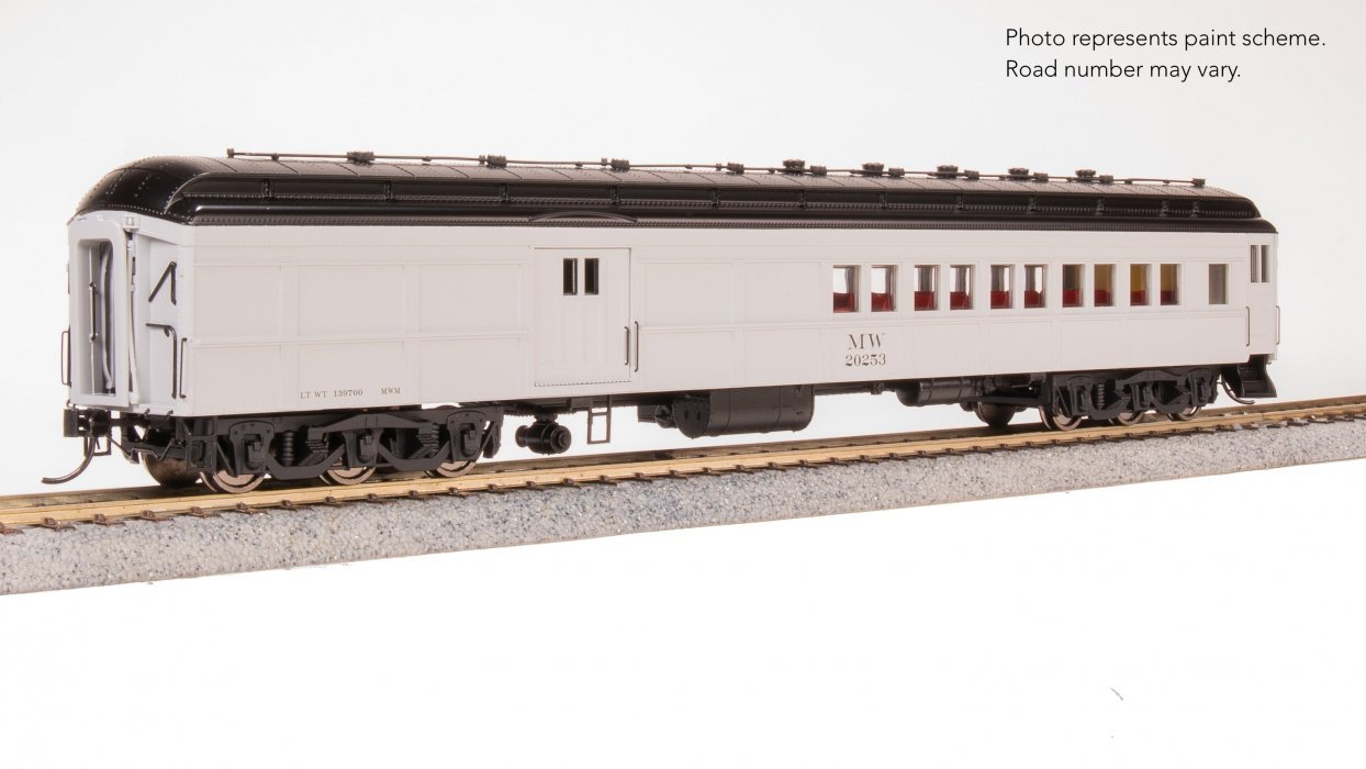 Maintenance of Way Baggage-Combine Car 20253, Gray & Black, HO Scale, BLI, 9748