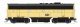 REFURBISHED MUR9754B *MISSING UNIT* EMD F7 B-UNIT ONLY, B&LE 718B, Unpowered "Dummy" B, HO, BLI, 9754