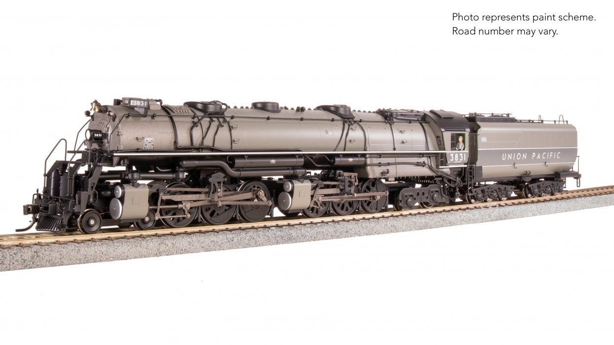 UP Early Challenger (CSA-2), 3831, Two-tone Gray Fantasy Paint, Paragon4 Sound/DC/DCC, Smoke, HO, BLI, 9915