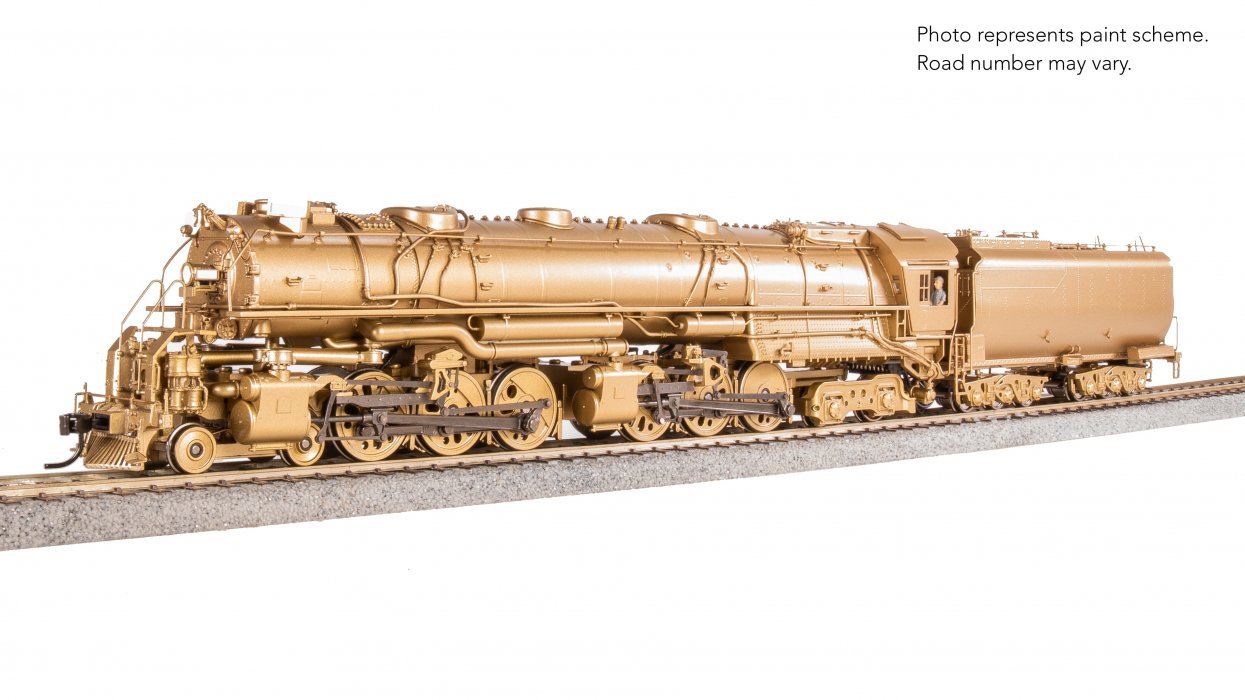 UP Early Challenger (CSA-2), Unlettered, Painted Brass, No-Sound / DCC-Ready, HO, BLI, 9922