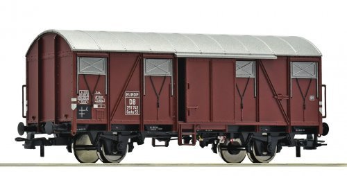 Covered goods wagon, DB, HO, Roco 6600274