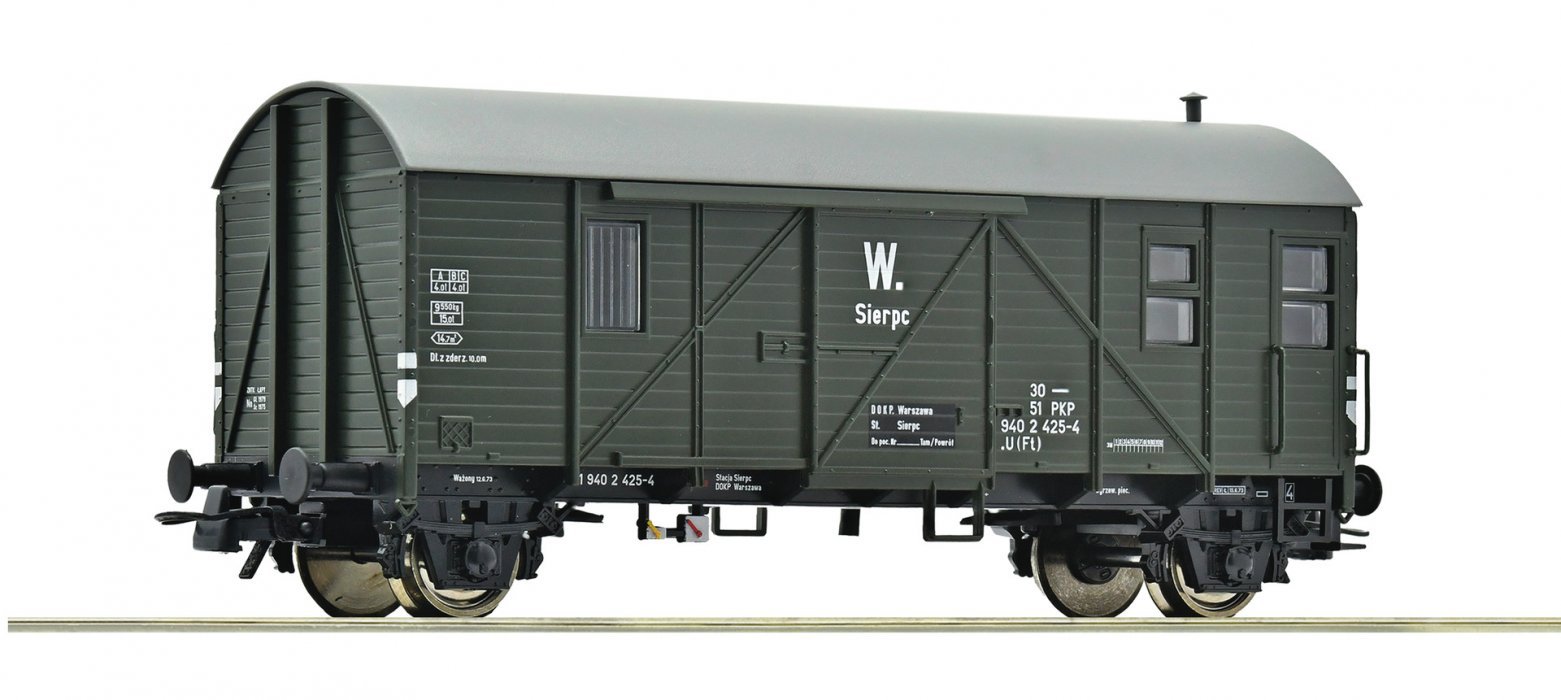 Guard's van for goods trains, PKP, HO, Roco 6600278