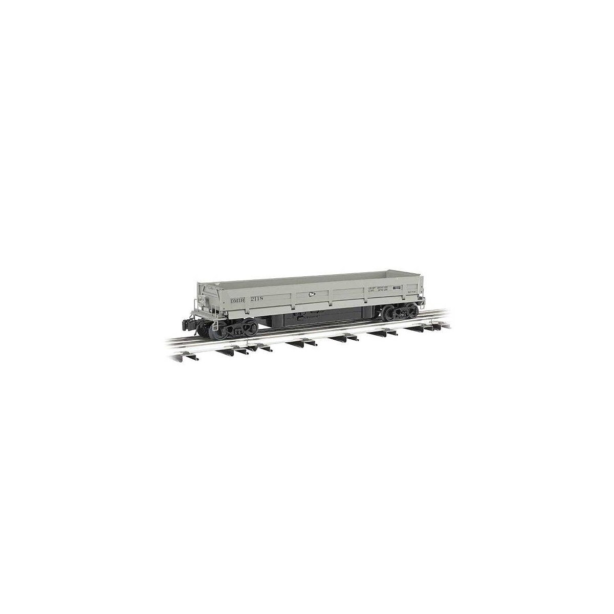 Operating Coal Dump Car - 3-Rail - Ready to Run - Williams(TM) -- Duluth, Missabe & Iron Range (gray), O, Bachmann Industries 47