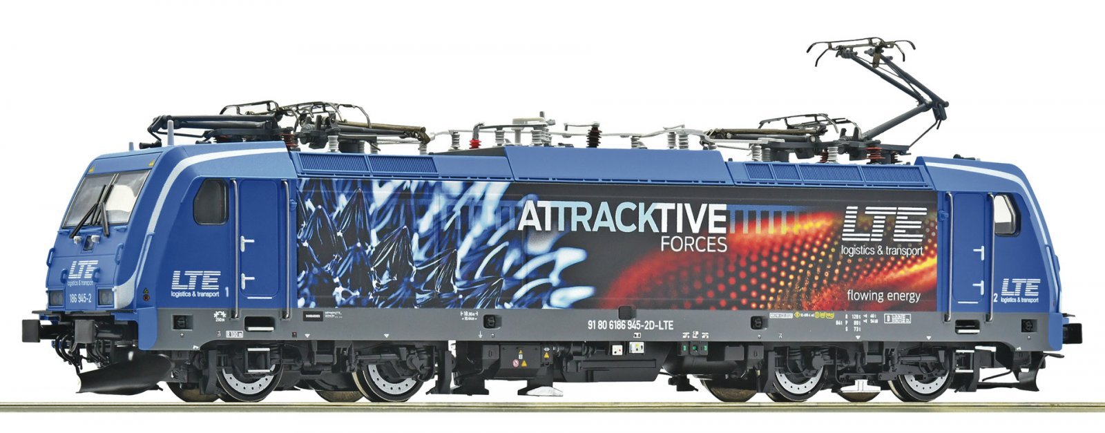 Electric locomotive 186 945-2, LTE, HO, Roco 7500195