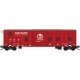 50′ Rib-Side Track Inspection Car, No Roofwalk - Ready to Run -- Canadian Pacific Kansas City CPKC CP 63 (red, silver, white),