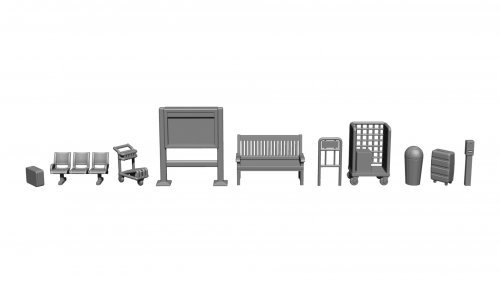 New 3D Kit ‘Station & Platform’, NOCH 16401