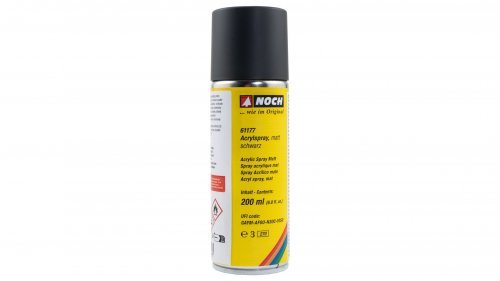 Acrylic Spray, matt, black, NOCH 61177