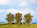 Multi-Tree Packs -- Apple Green 3-1/8′ 8cm pkg(3), HO, NOCH 25113