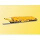 Maintenance/Work Train Equipment (Nonpowered Plastic Kits) -- MFS 100 Ballast Cleaning/Collecting Conveyor Car, HO, Kibri 16150